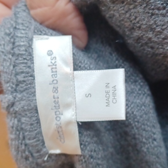 Women’s Christopher & Banks Striped Hooded Cardigan, sz S - Picture 4 of 6